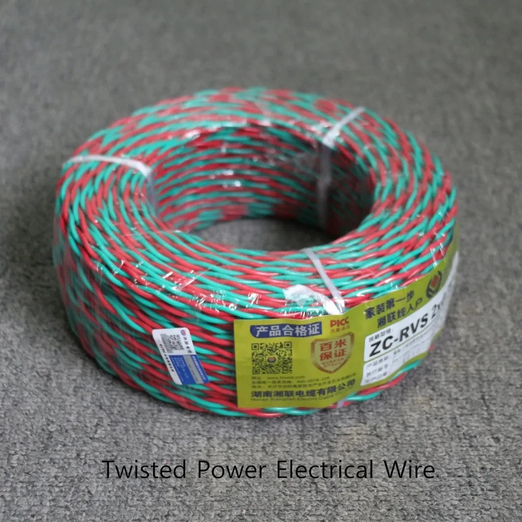 High Quality Building House Home Wiring Electrical Copper Conductor 300V~500V Fire Retardant Heat Reisistant PVC Insulated Elect