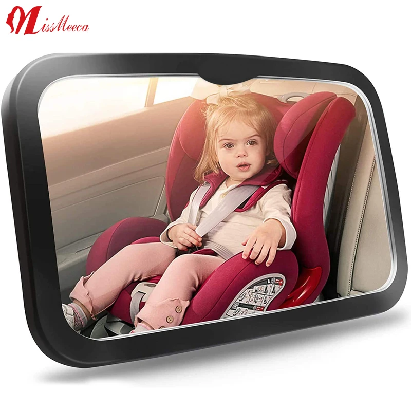 Skeep Espejo Coche Bebe Shatterproof Car Mirrors Large Baby Safety Mirror Car Seat Rear View Baby Safety Car Seat Mirror