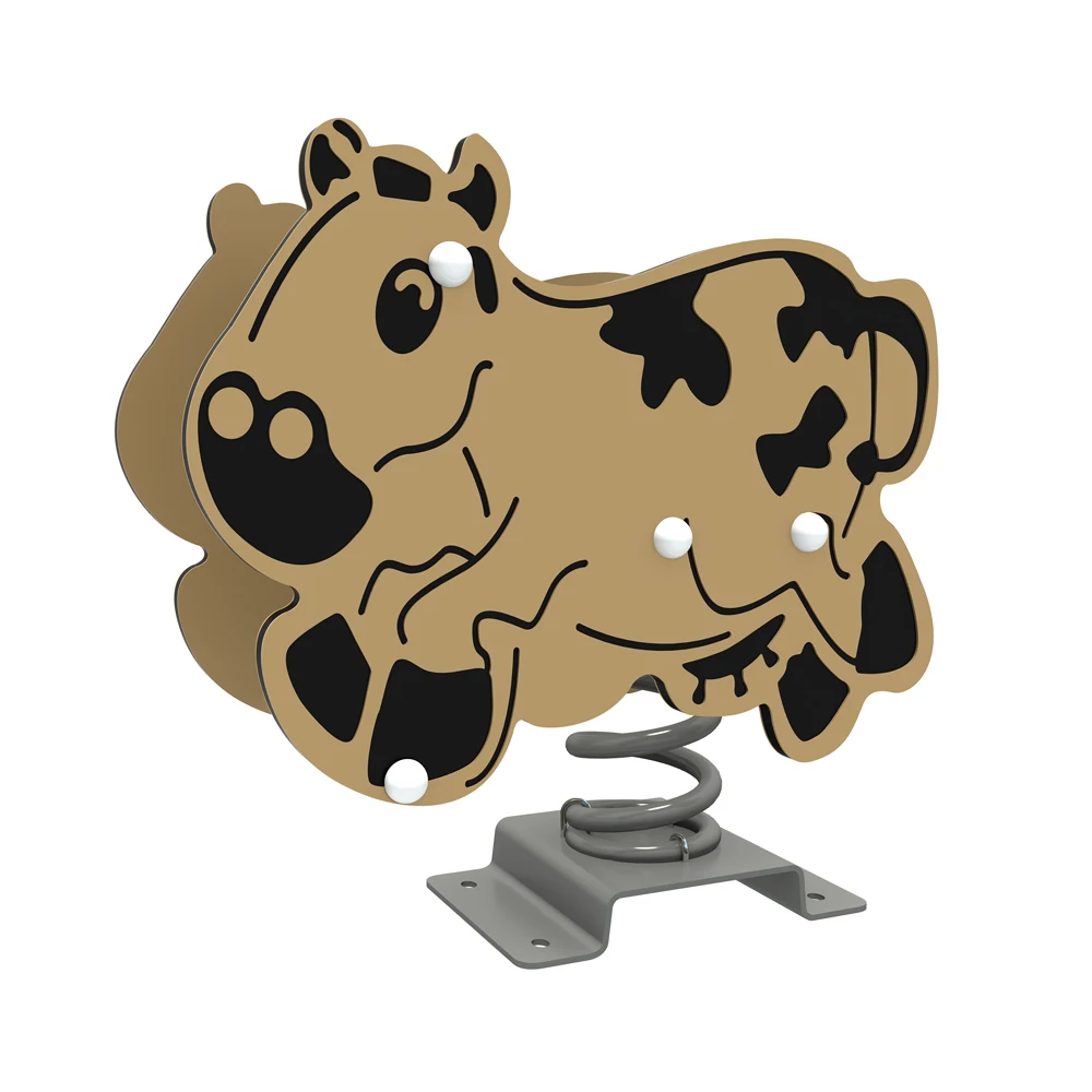 PE Board Outdoor Spring Rider Kiddie Seesaw Shaking Riding Park Equipment Rocking Horse Amusement Park Facility