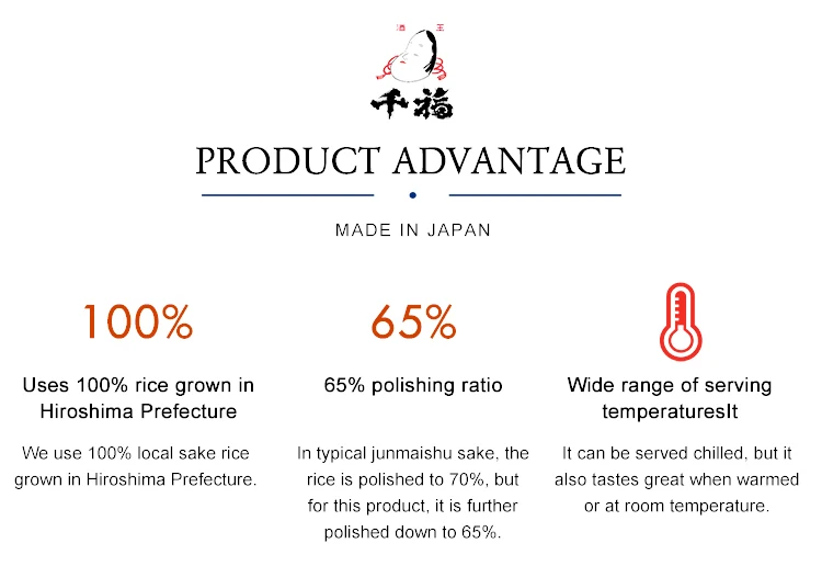 Оптовая продажа из Японии, дрожжевое вино 100%, местное сакэ, рис Junmai Sake 720 мл