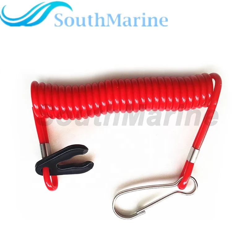 Boat Engine 682-82556-00 Safety Kill Stop Switch Lanyard for Yamaha Tohatsu /  MP28860 Outboard Motors