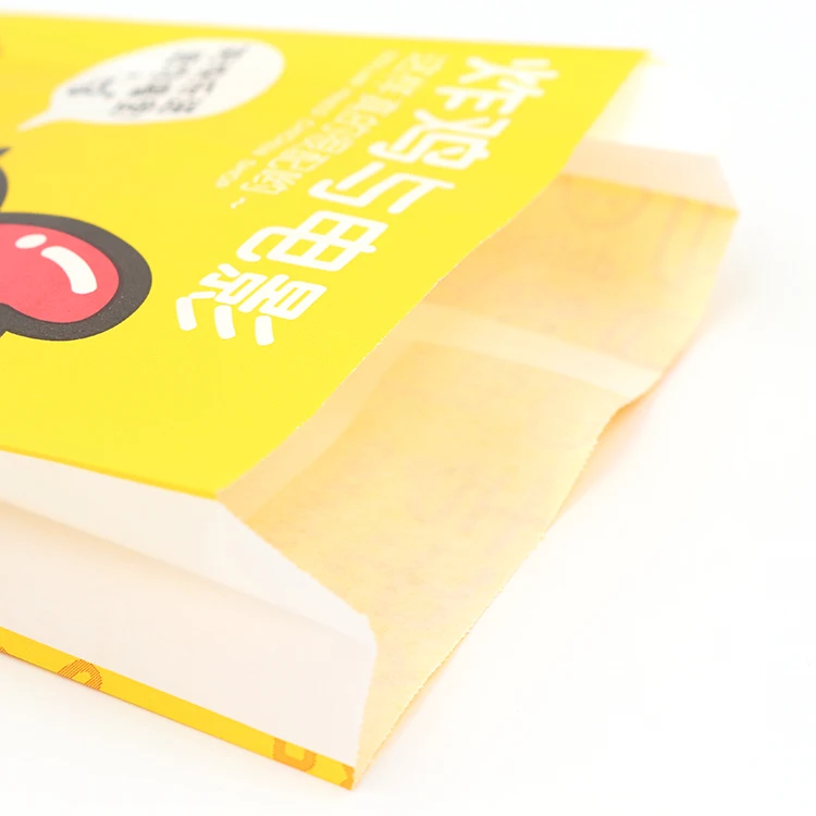 6 Colors Print sharp Bottom Fried Chicken Greaseproof Paper Bag/food Grade French Fries Packaging Bags for Fast Restaurant