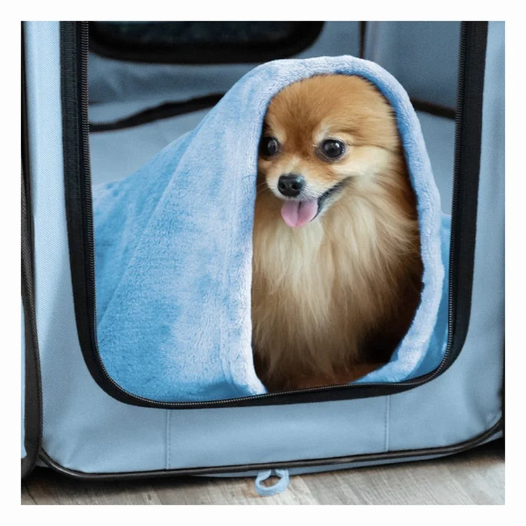 2022 New Design Pop Up Playpen , Portable Pet Playpen with Blanket