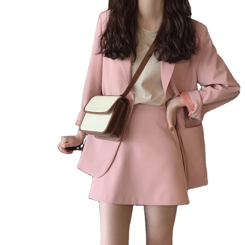2022 Ecowalson 3XL Spring and Autumn Korean style casual suit jacket 4 colors women outwear coat wholesale clothes