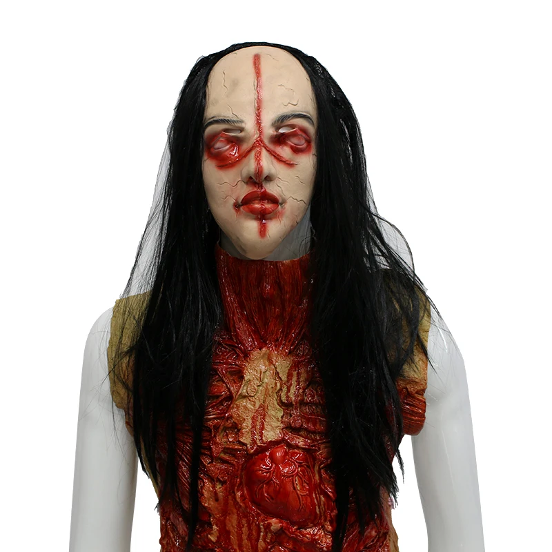 Halloween Zombie Skeleton Vampire Mask Horrible Mask Full Face Grimace Mask