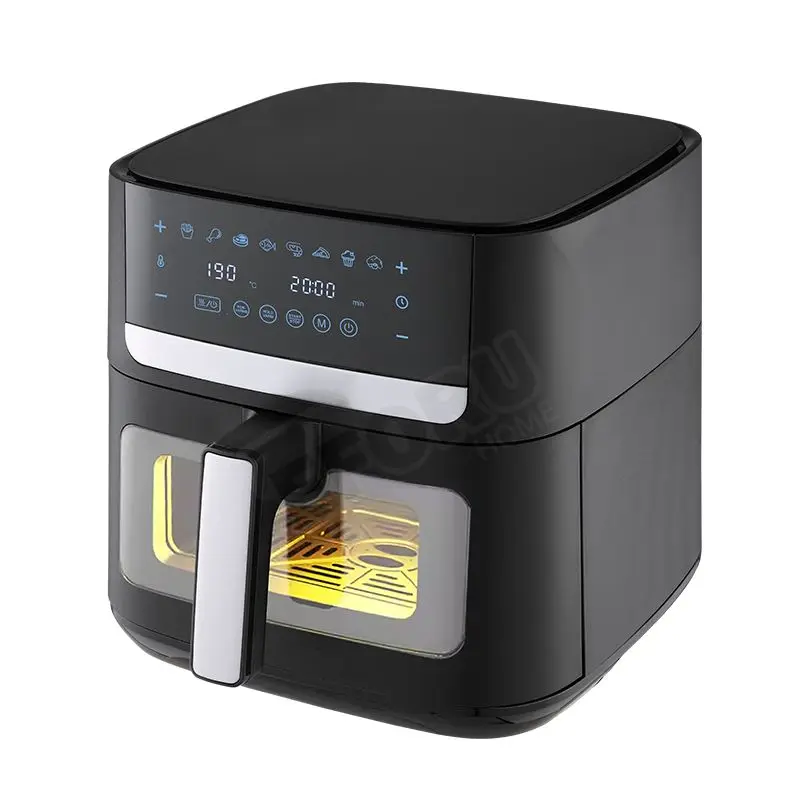 Eforu 7L slim best air fryer steel cavity double heating matt surface hot air fryer without oil