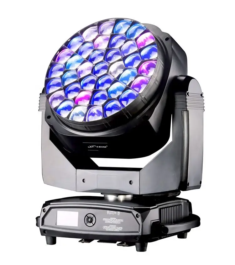 2022 Qixin K20 Zoom wash RGBW 37x15 Вт луч Светодиодная движущаяся голова пчелиный глаз с пиксельной светодиодной чашкой для глаз