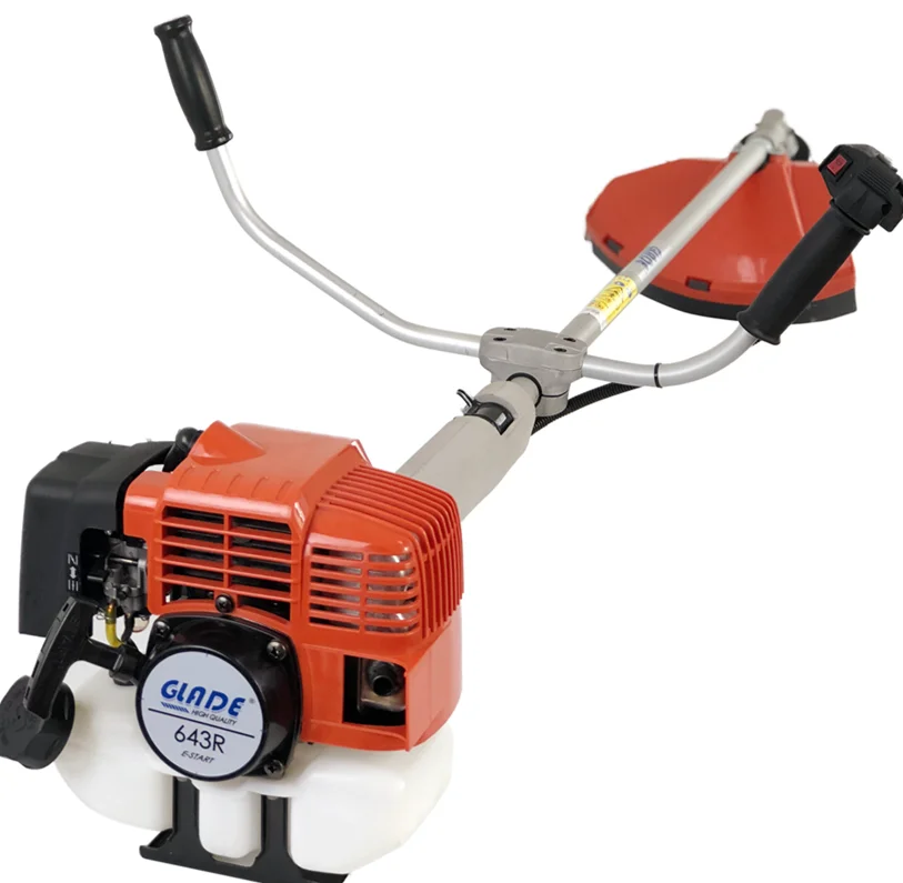 643R 43cc heavy duty powerful gasoline farm agriculture grass cutter machine paddy