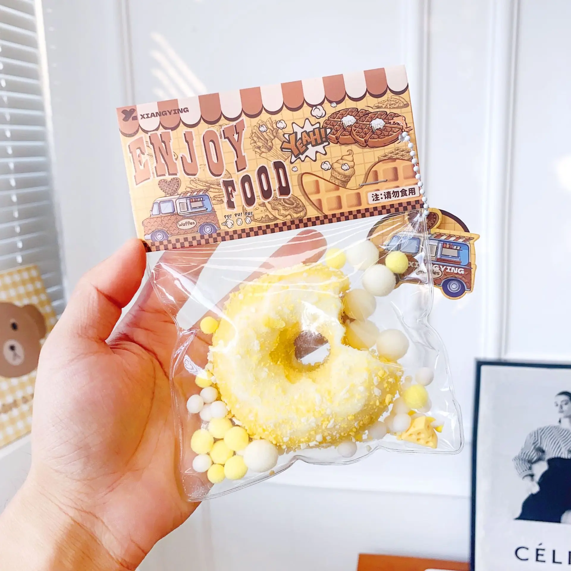 New Arrival Trendy Soft Kawaii Food Desert Doughnuts Toy Bread Shape Novelty Mochi Toy Kids