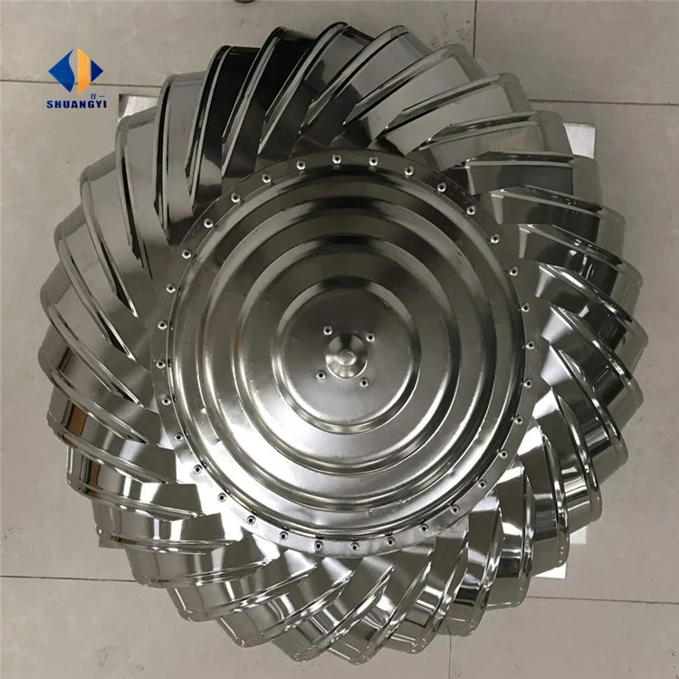 Good quality Stainless steel/ FRP roof turbo fans for Home/Warehouse/Factory/Workshop