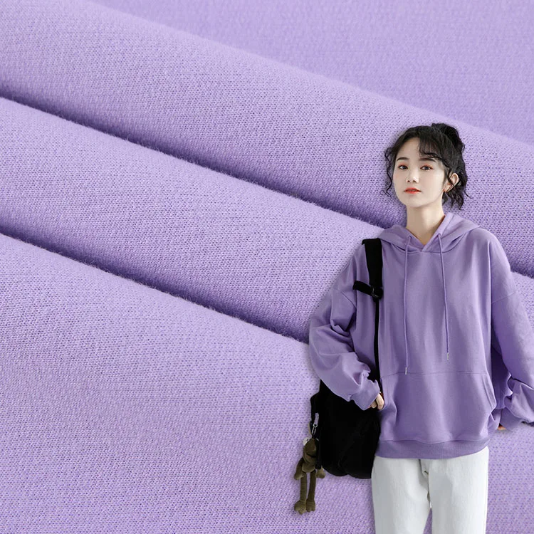 Fashion clothing fabrics modern terry hoodies fabric 100% cotton knitted fabric for hoodies