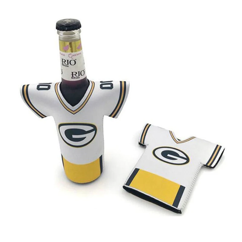 T shirt shape Beer Can Coolers sleeve  Collapsible Foam Soda Cover Coolies customized logo