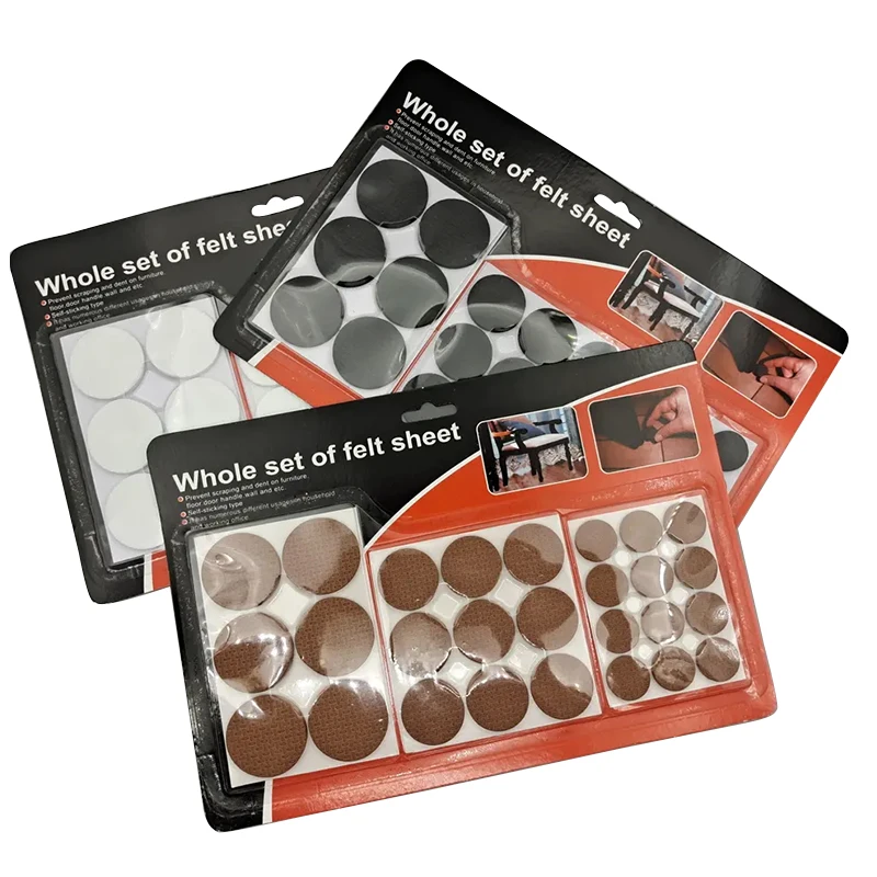 Wholesale Anti skid Round Square Felt Furniture Pads