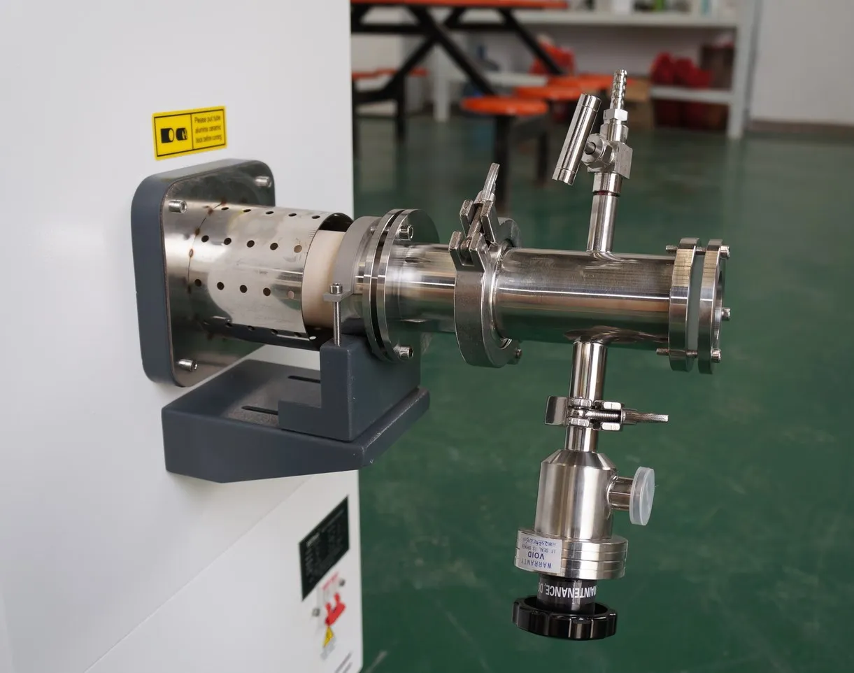 1200C Quartz Tube Furnace Vacuum Laboratory Large Horizontal Quartz High Temperature Sintered Resistance Tube Furnace