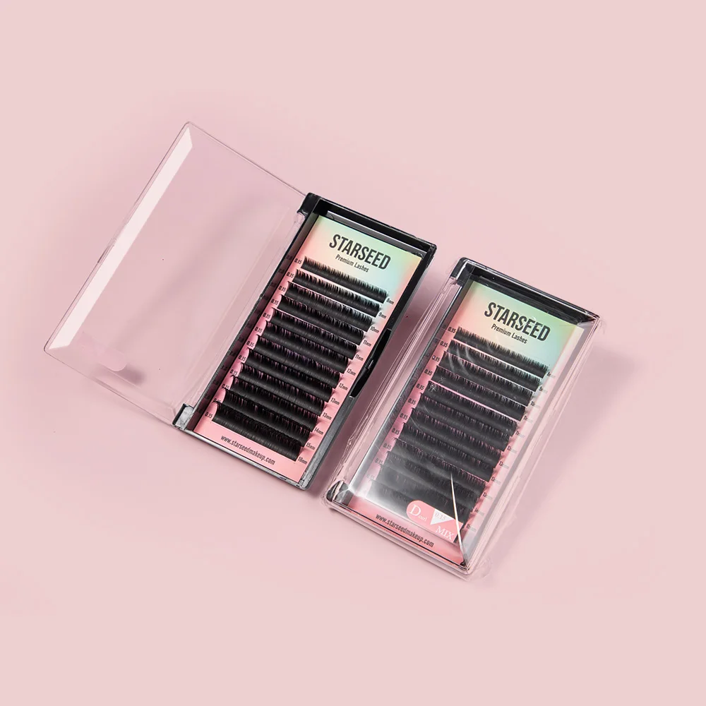 100% Hand Made 3d Mink Eyelashes, private label faux mink eyelash extention,wholesale 3D individual eyelash extension