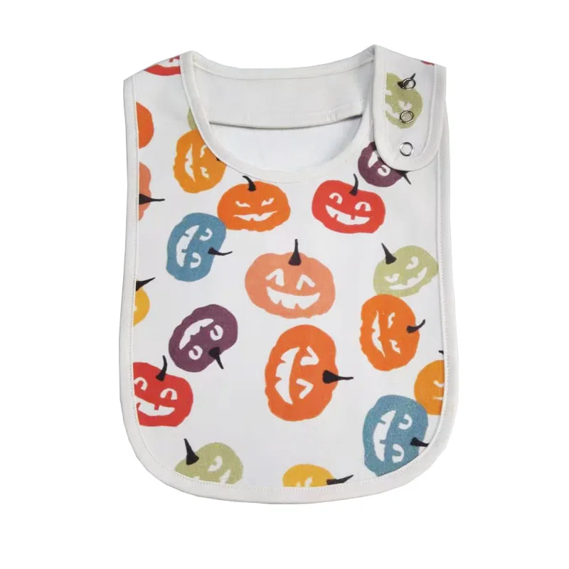 High quality 100% cotton terry towel fabric large baby bandana drool bib