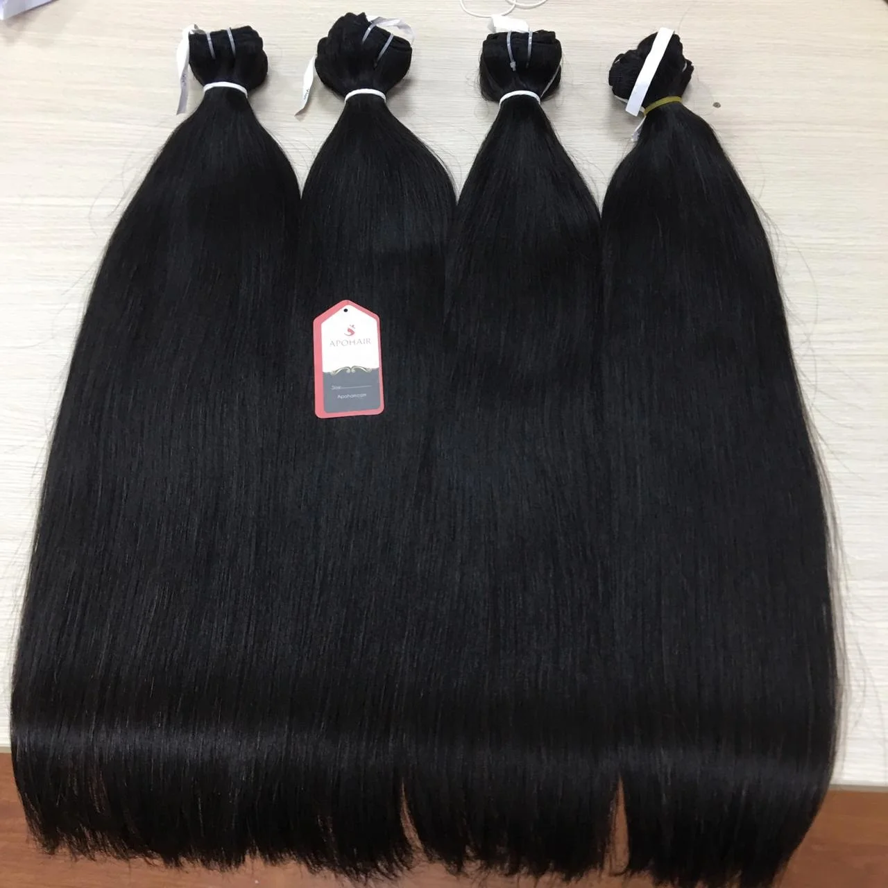WEFT SOFT STRAIGHT BLACK HUMAN VIETNAM  HAIR WITH FACTORY PRICE UPTO 32 INCHES