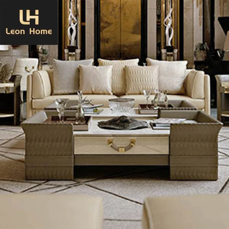 Custom unique vintage antique tea table with drawer living room furniture retro wooden tea coffee table