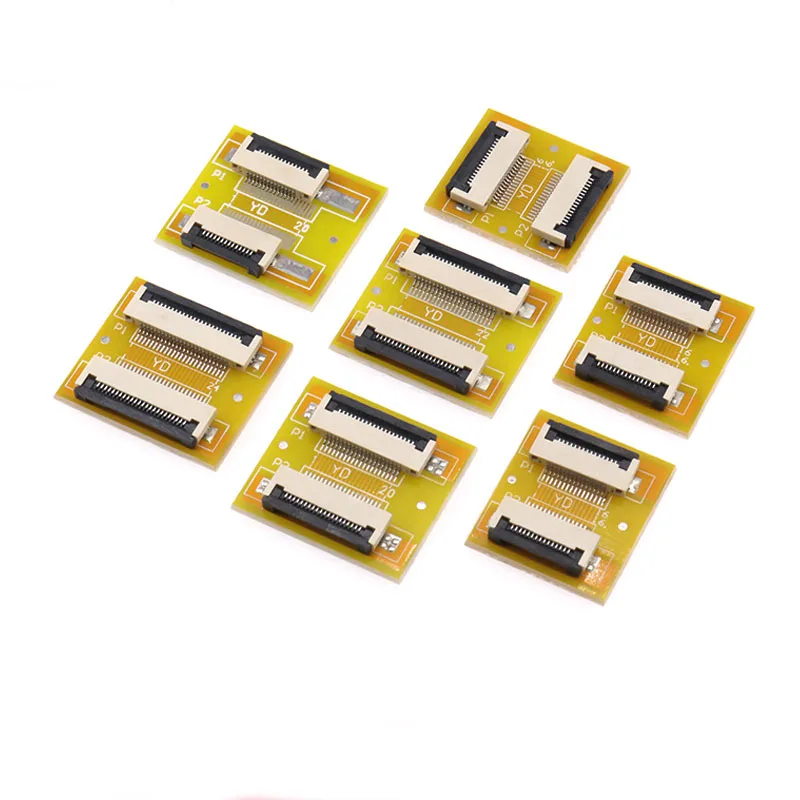 FFC/FPC flexible cable extension board adapter board 0.5MM pitch 4P/8/10/20/30/40/50/60/64P/68pin  FFC extension board