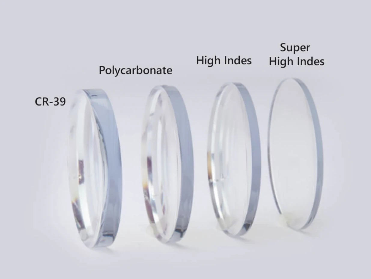 Factory optical lenses white hot sale china optical lens 1.49/1.56/1.60/1.67 single vision lenses hmc
