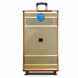 Pro Portable Big Size Speaker Wireless Trolley 15 INCH Loudspeaker Outdoor Stage Big Power 1000W Boombox Blue-tooth TF card