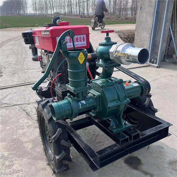 Diesel sprinkler pump with high head and rain gun