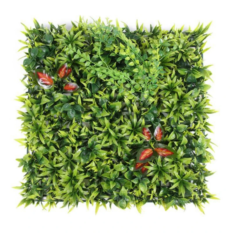 Wholesale Price Boxwood Hedge Garden Supplies Decor Anti-UV Boxwood Green Hedge Plant Panel Artificial Grass Wall for Decor