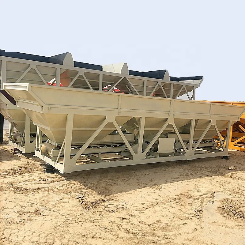 Storage Hopper Pld 1600 3 Bins Hopper Type Concrete Aggregate Batching Machine For Hzs50 60 Concrete Mixing Plant