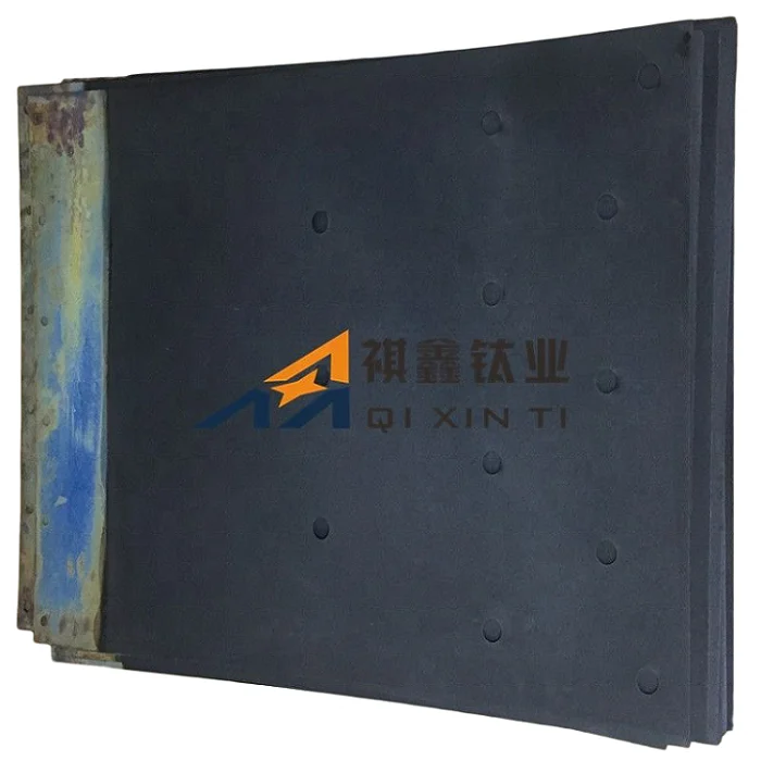 electrowinning cell ruthenium iridium coating titanium electrode cathode