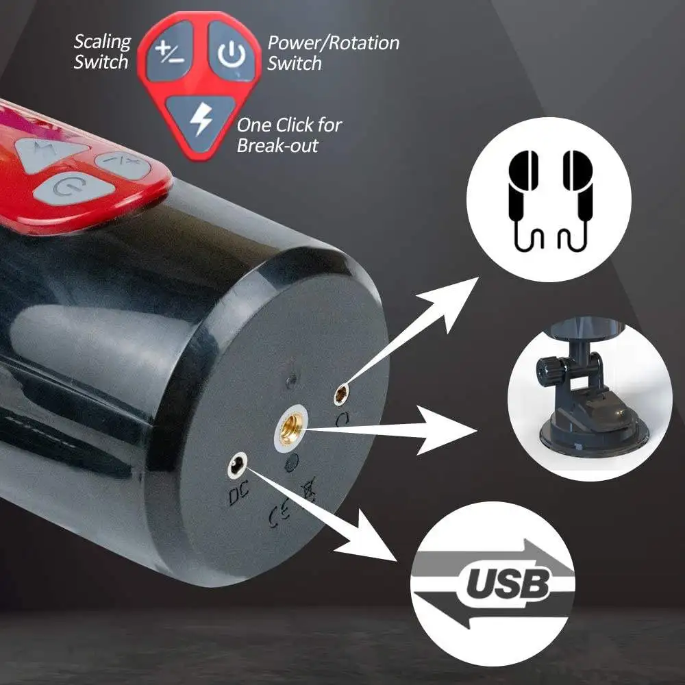 New Product Explosion Electric 360 Degrees To Enjoy Using Medical Silica Gel Safe And Secure Men Masturbation Cup