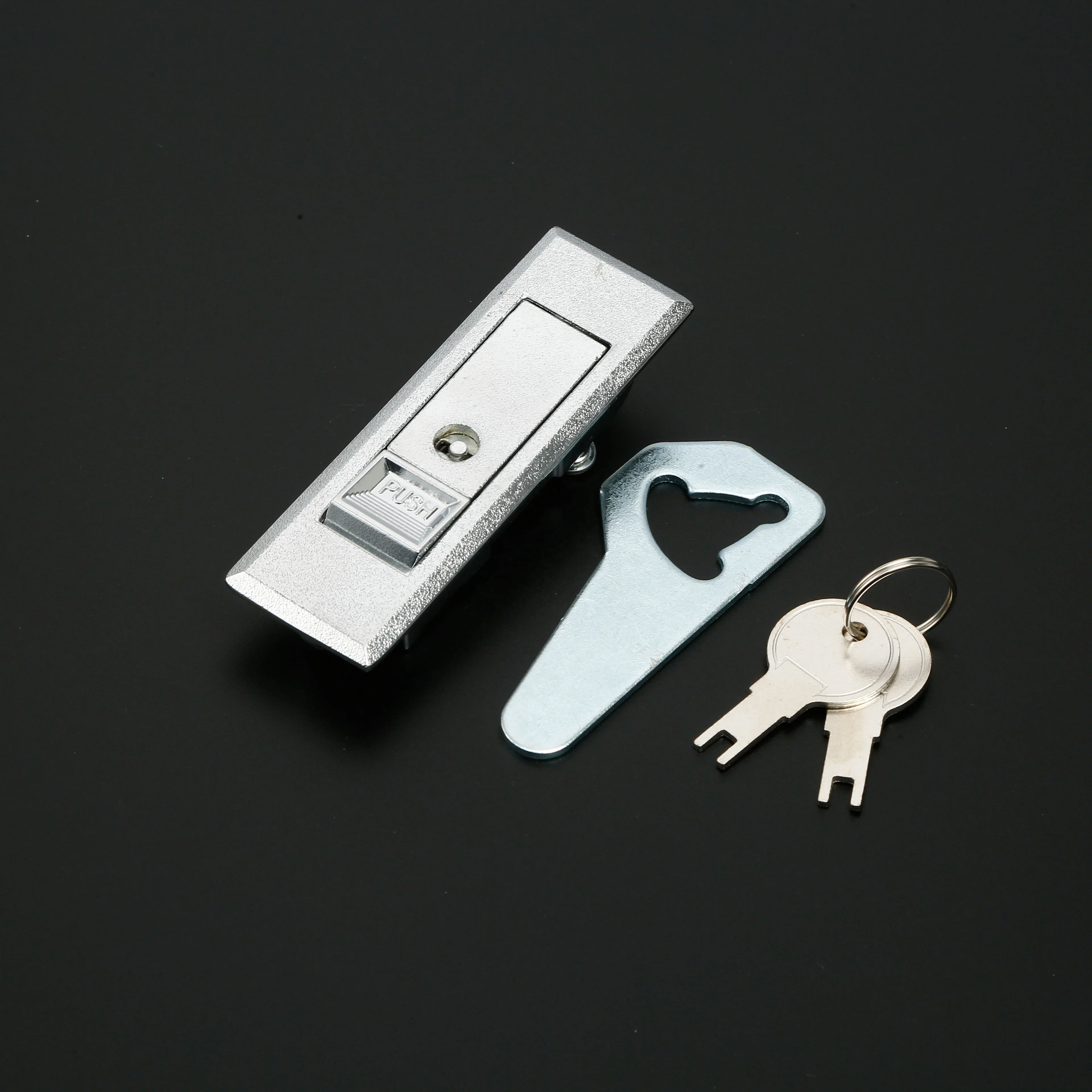 industrial MS603 series electronic push button cabinet zinc alloy panel latch fire hydrant lock