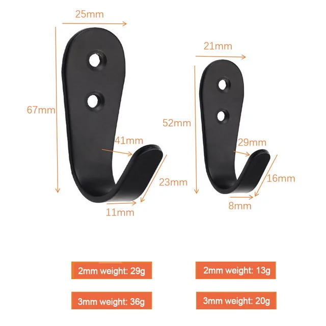 OEM DOM Kitchen Accessories Hooks Wall Mount Stainless Steel Entrance Wardrobe Coat Clothing Bathroom Towel Hook