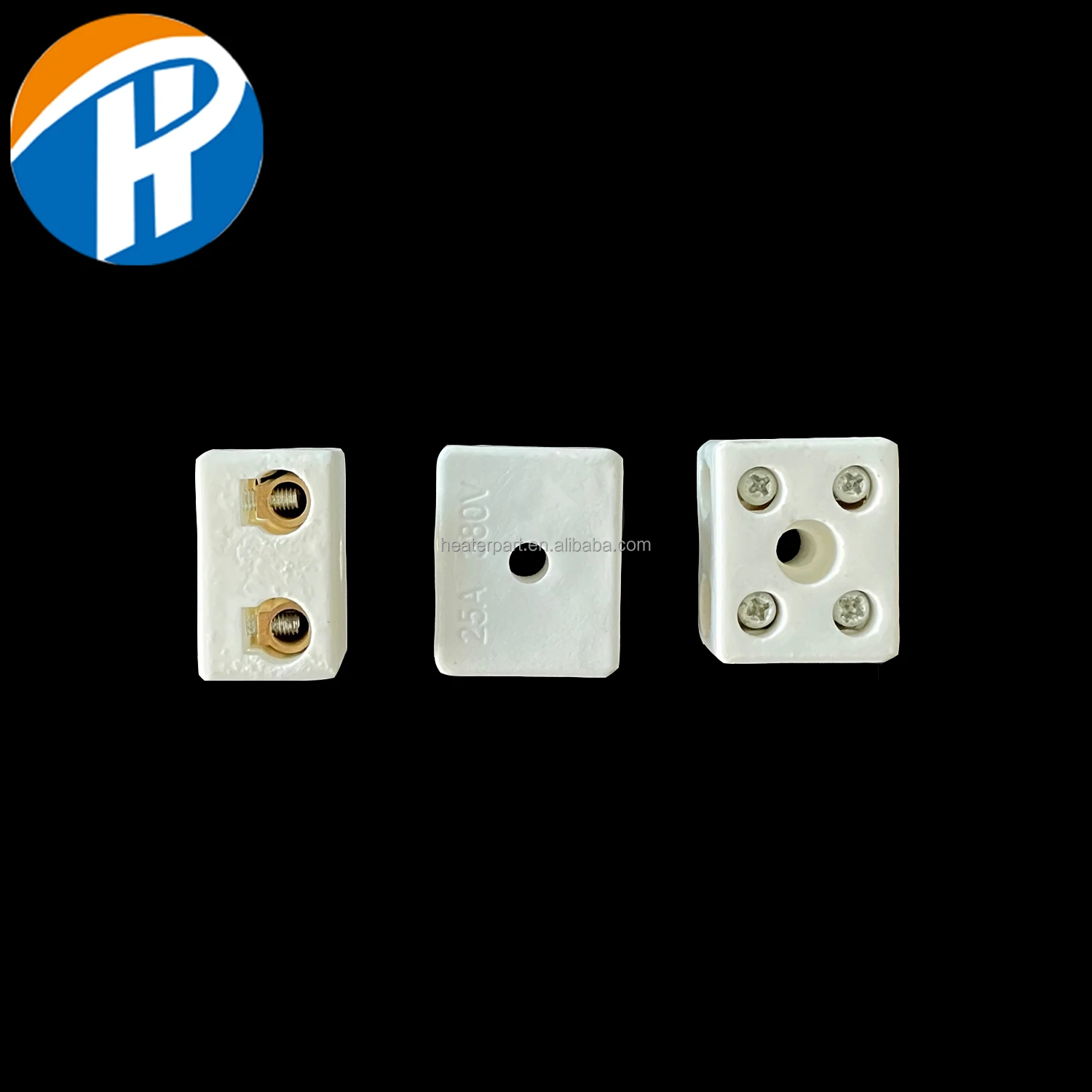 Factory Provides Ceramic Alumina Wire Terminal Cable Porcelain Block Ceramic wiring Terminal Connector