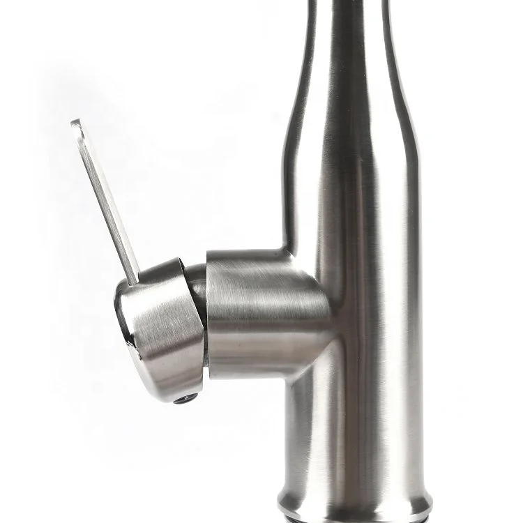 Высококачественный смеситель из нержавеющей стали с одной ручкой для горячей и холодной воды, смеситель для ванной и кухни