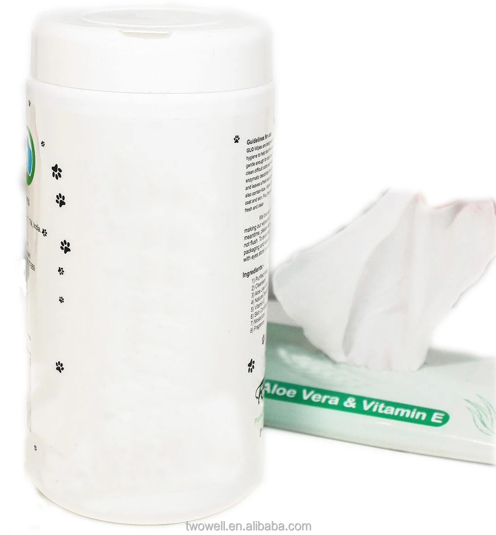 Customized Packaging Natural Material Private Label Soft Pet Washable For Paws Body Cleaning