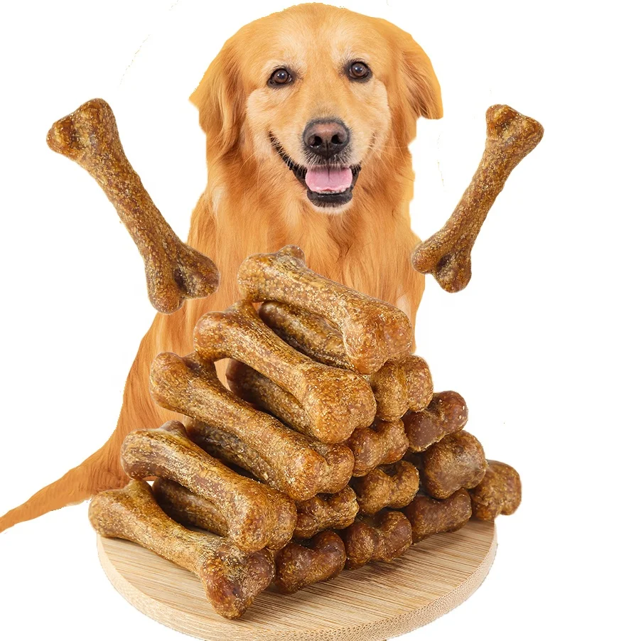 N4P All Natural Beef Flavored Dog Bone Treats 30 sticks at $1.5 Durable Dog Chew Bones Dog Chew Treat