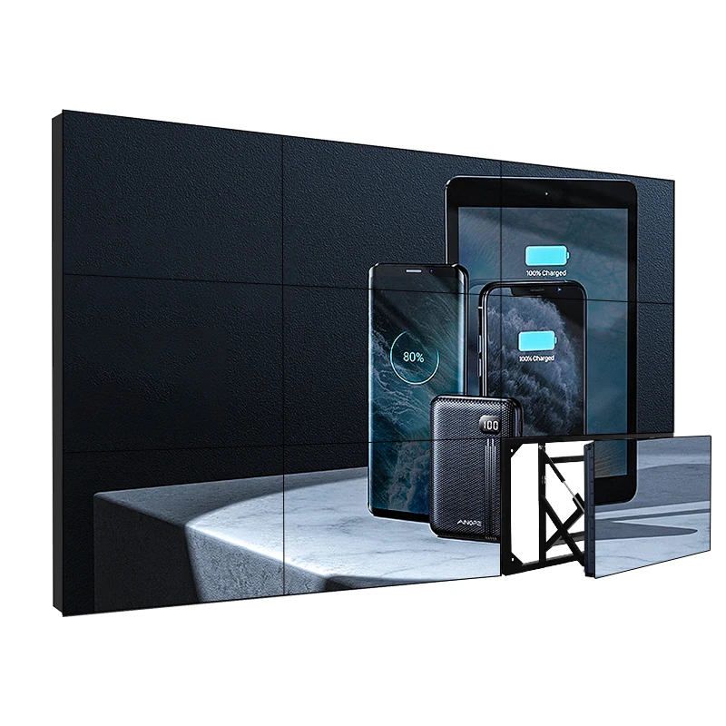 OEM 4K 46 49 55 LCD Panel 2x2 2x3 3x3 Controller Advertising Display Splicing Screen LCD Video Wall