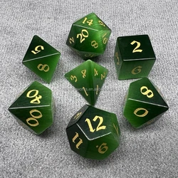 Nian dice manufacturer  supplier wholesale low moq card board games  cyanite gemstone dice