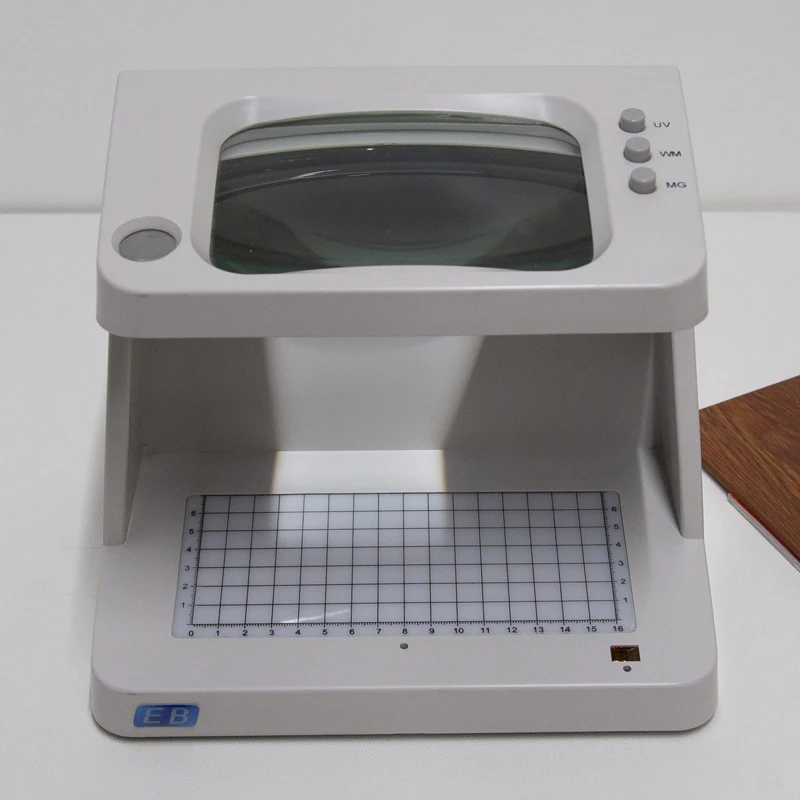 DC-107DW Electronic Real Money Detector  Micro-printing detection money detector with uv money detector with uv