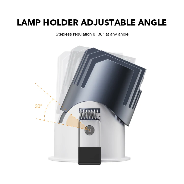 Good Quality Aluminum Housing Ip65 Waterproof 6w 8w 10w 12w Recessed Led Ceiling Spot Light