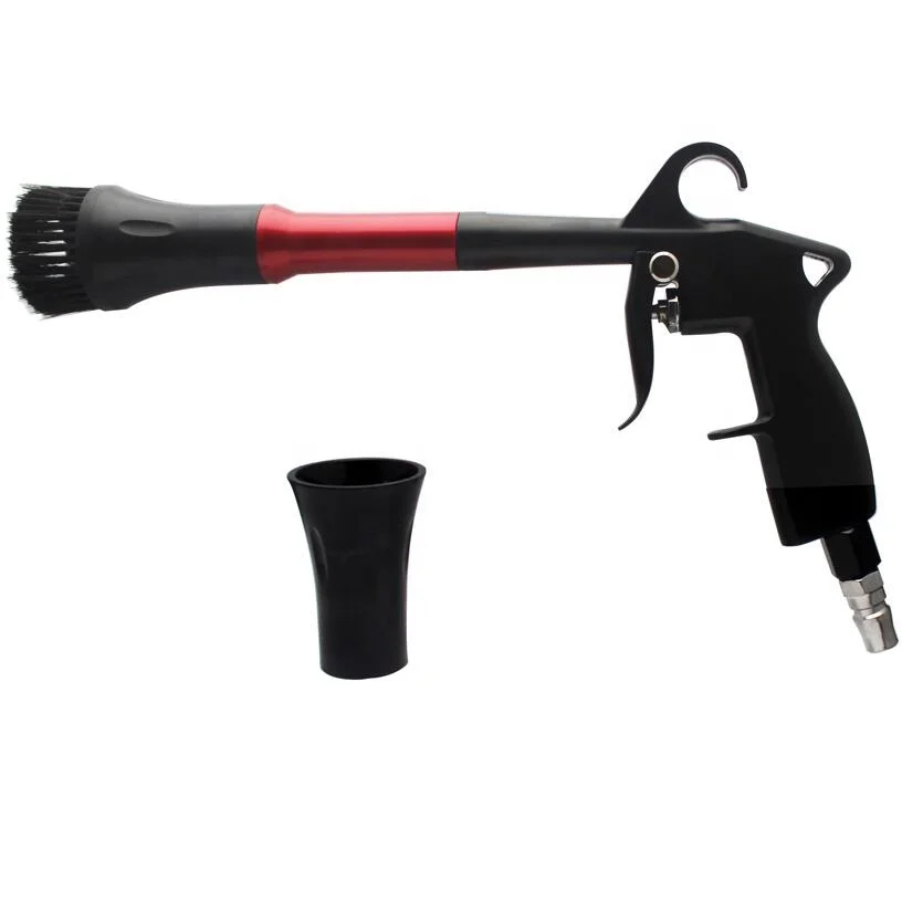 ZTTOOL car tornador air blow gun in red nozzle with bearing rotation