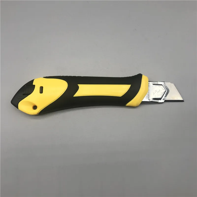 25mm plastic sliding blade knife snap off utility safety cutter knife