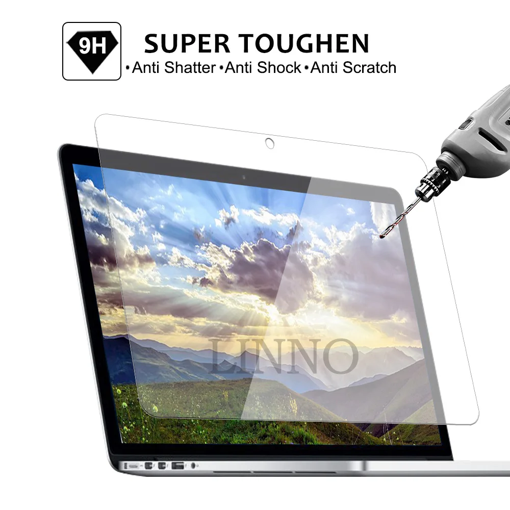 2.5D края HD Ясно против царапин Закаленное стекло экрана протектор для MacBook 13 3 дюймов