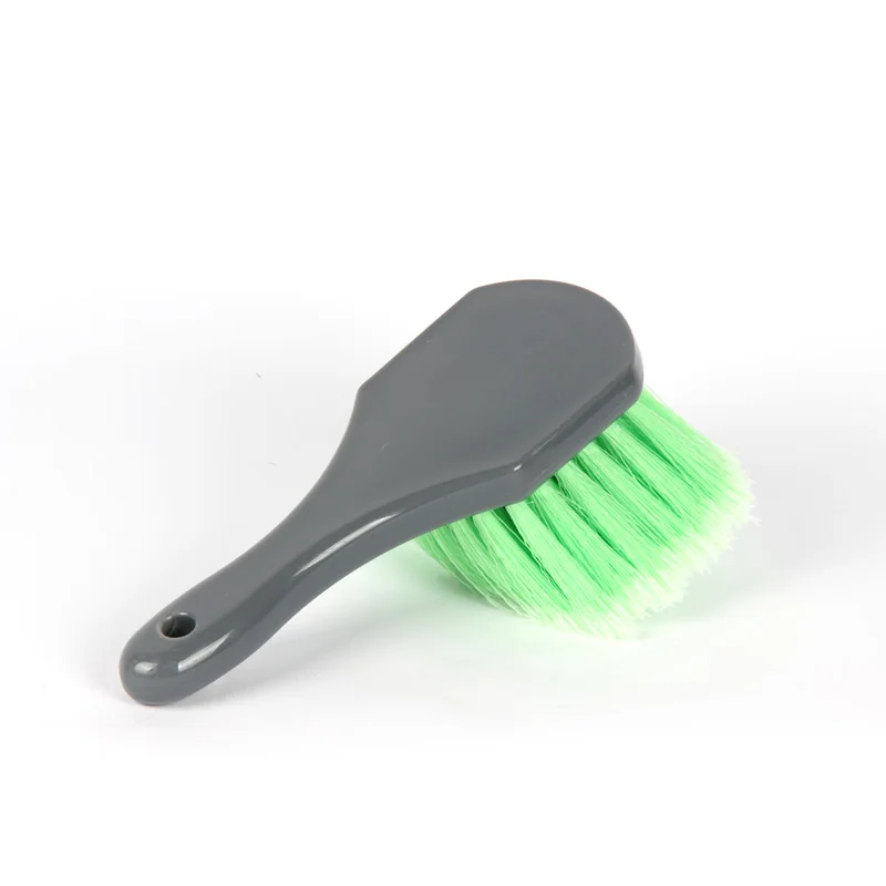AUTO TIGER Green PP hair Car Tire Wheel Washing Cleaning Detailing Brush For Auto Care