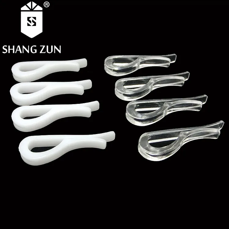 
Wholesale Eco-friendly PS clear plastic anti-skid anti-wrinkle shirt clips for garment 