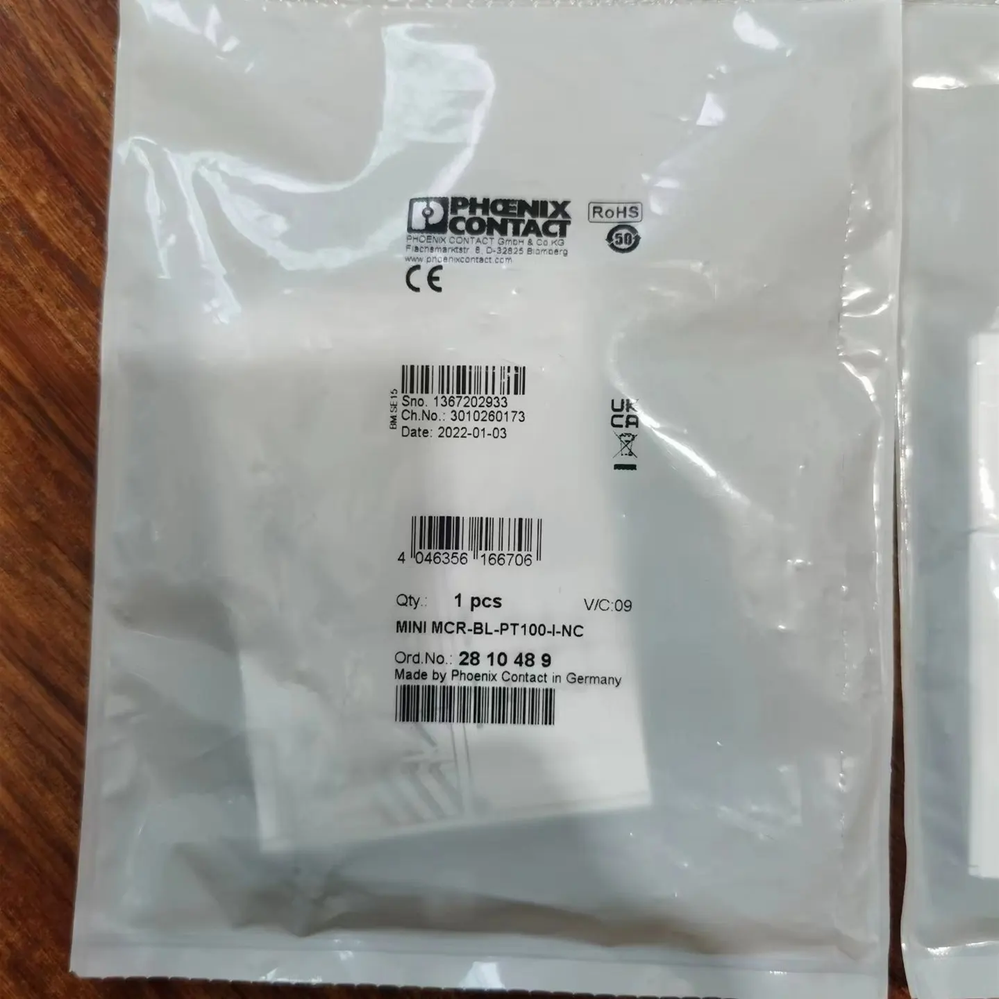 PHOENIX Original 2864095 MINI MCR-SL-R-UI Resistance/potiposition transducer