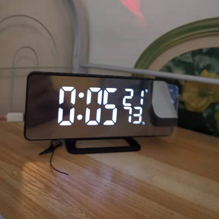 radio mirror projector weather station clock