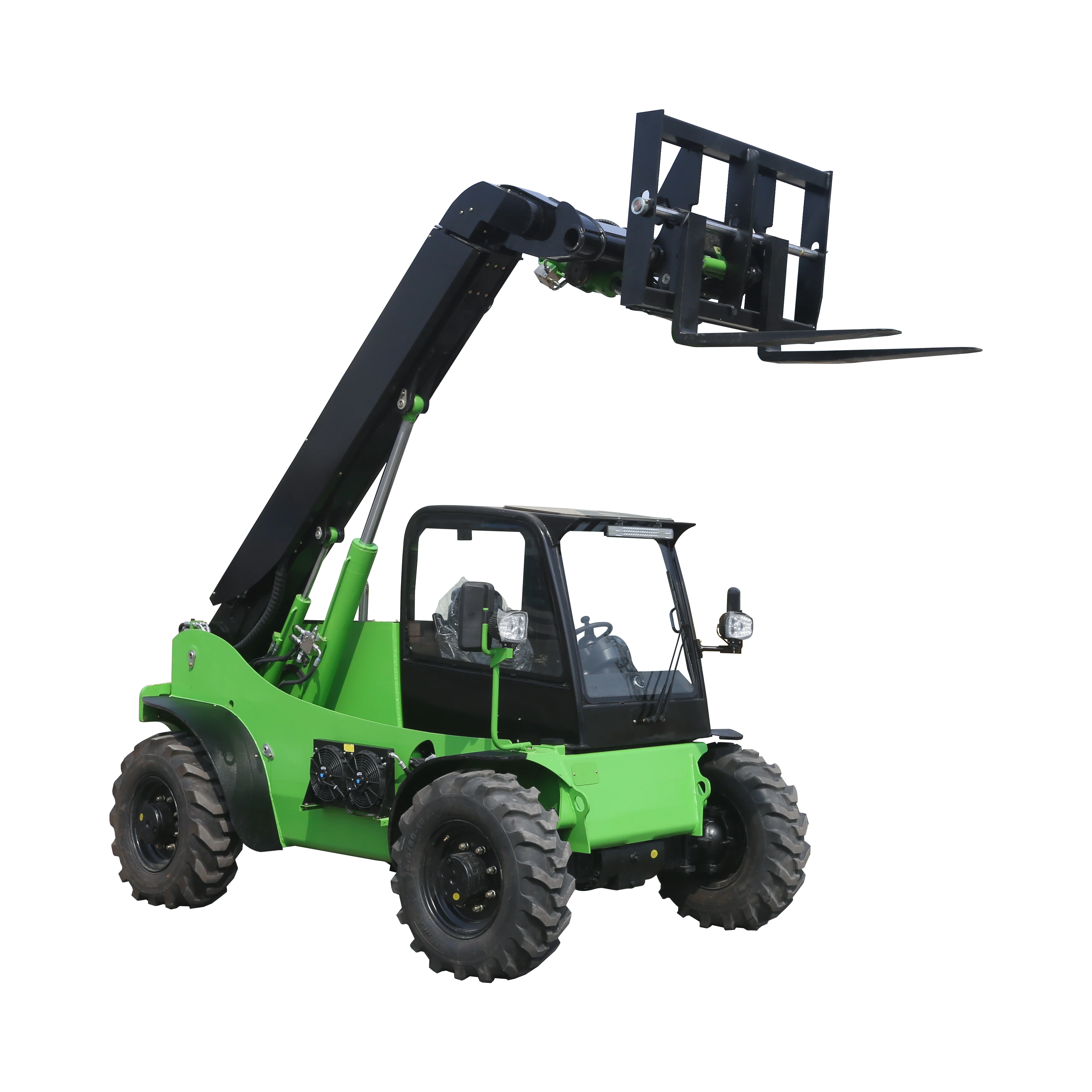 Steel camel supplier 3 ton mini telescopic telehandler forklift with 7m lifting height