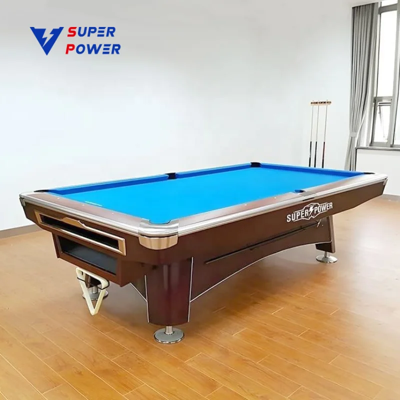 Professional manufacturer good quality leisure entertainment 9ft pool table for billiards games