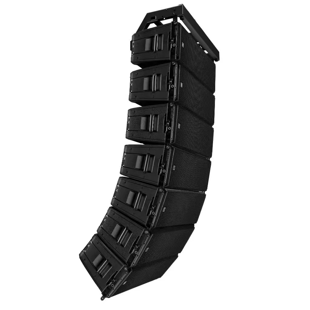 hdl50a double 12 inch 3 way active line array speakers professional audio sound system for stage rcfs